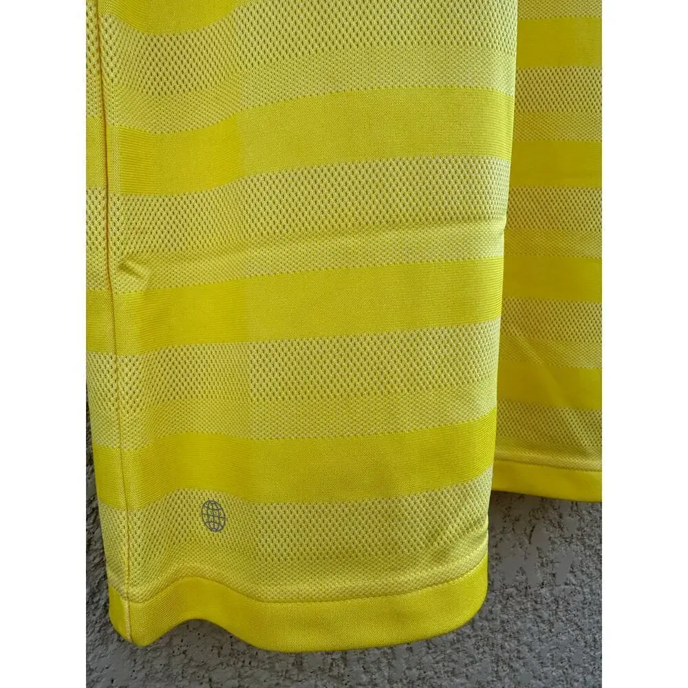 Adidas Golf Polo Yellow Medium NWT